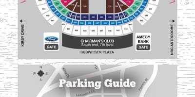 Houston Rodeo kort sæti